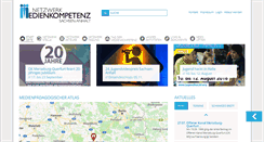 Desktop Screenshot of medien-kompetenz-netzwerk.de